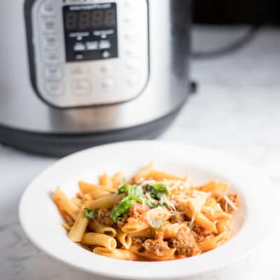 Instant Pot Penne with Turkey Sausage