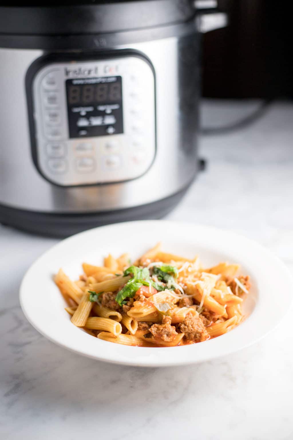 Instant Pot Penne with Turkey Sausage | Cookbooks and Coffee